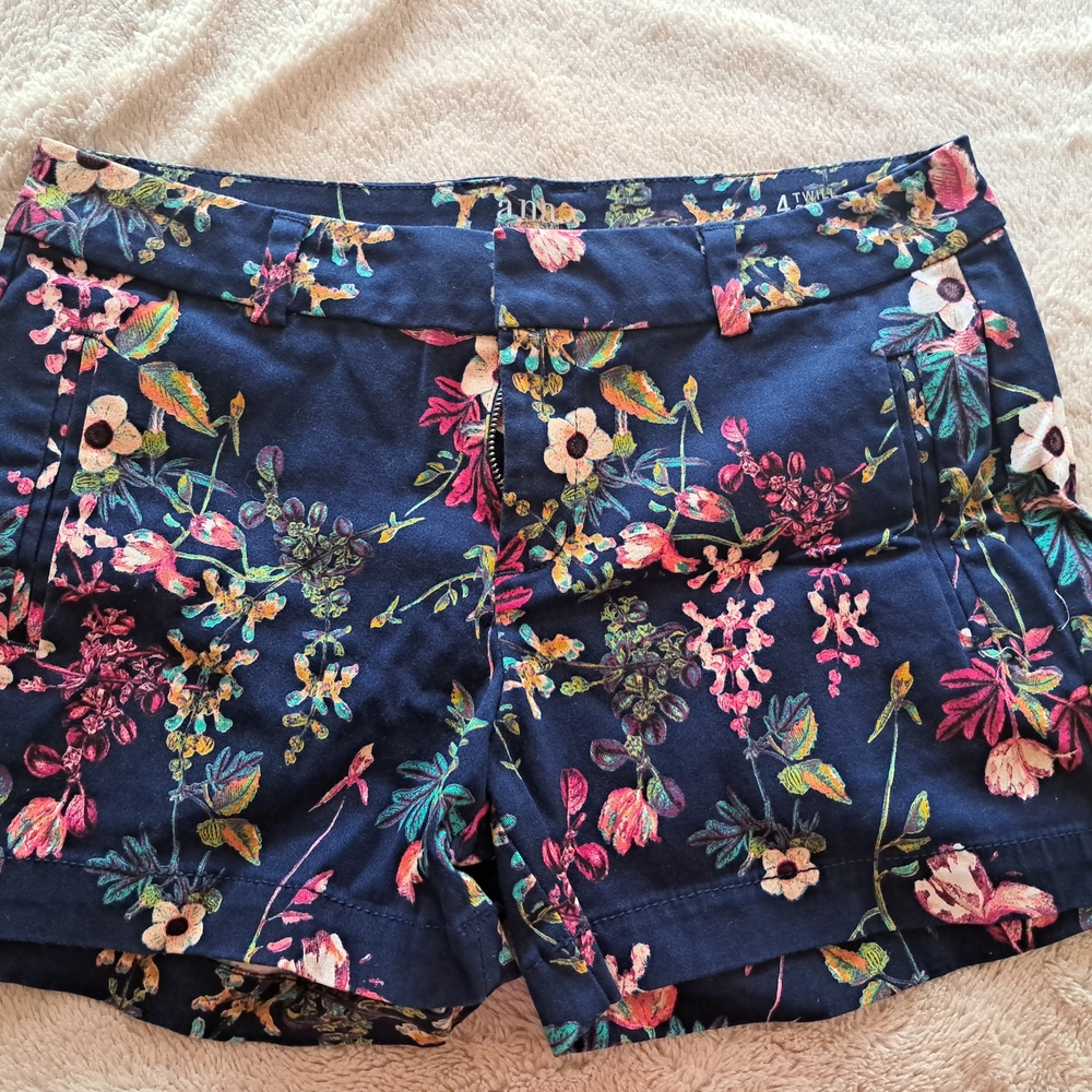 Floral Women's Shorts by An - Navy